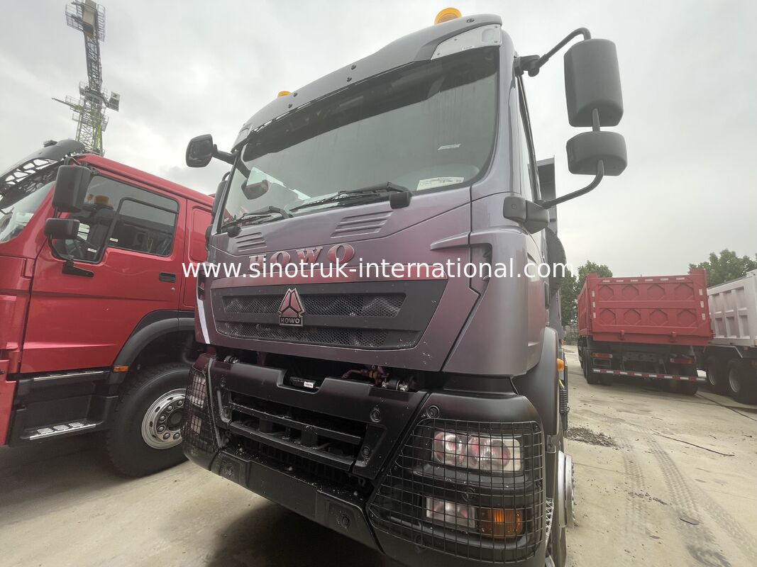 Heavy Duty HOWO TX 8X4 Tipper Truck 400HP Double 16T Rear Axle Double 9,5T Grey