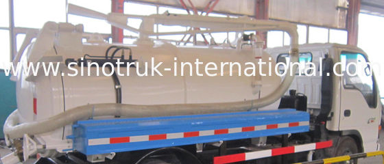 Hydraulic LHD 4X2 Euro 2 Sewage Suction Truck