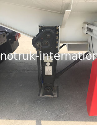 #50 / #90 Flatbed Semi Trailer Truck 3 Axles 45 - 60 CBM With HOWO A7 Tractor