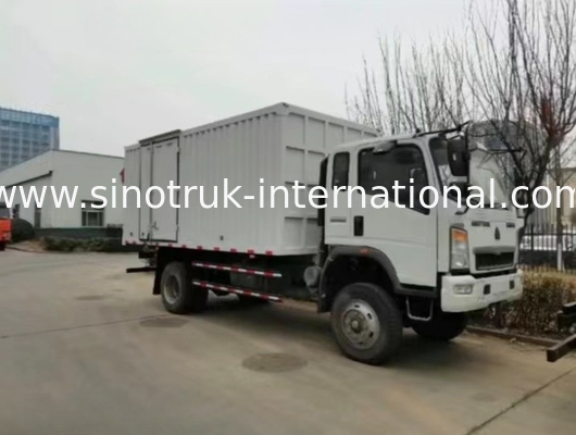 Κινητός τύπος Drive φορτηγών LHD 4x2 εργαστηρίων Sinotruk HOWO 10t