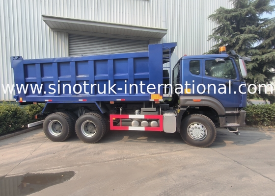 Tipper Sinotruk N7 φορτηγό απορρίψεων 10 ρόδες 400Hp 6 × 4 με το φως προειδοποίησης