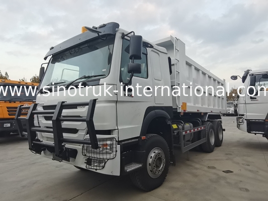 SINOTRUK HOWO 400HP Αμαξοστοιχία απορριμμάτων για την κατασκευή Α7 Στρατιωτικό φως προειδοποίησης προφυλάκτη