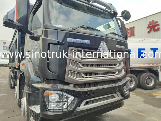 HOWO NX 380HP RHD Black Tipper Dump Truck Με Πλακέτα Τάμπαλιν