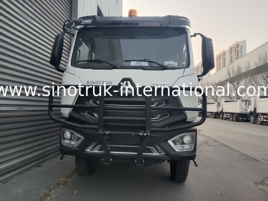 SINOTRUK HOWO 400 HP Τρακ για την κατασκευή N7 Στρατιωτικό προειδοποιητικό φως προφυλάκτη