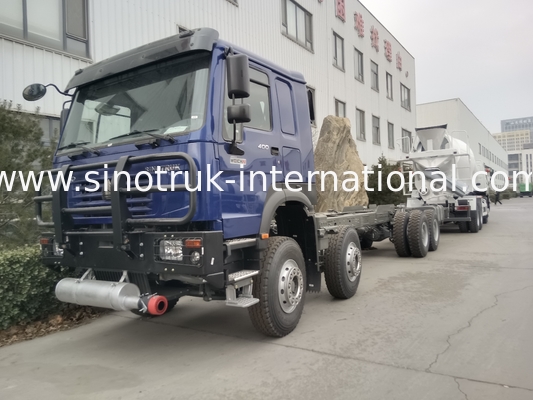SINOTRUK HOWO Αεροδεξαμενόπλοιο Τελαχιστοφόρο Τάξι 400HP 8X4 LHD 50 Τόνους 40CBM