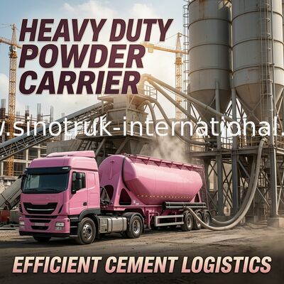 Υλικό μαζικό φορτηγό SINOTRUK HOWO 371HP 8X4 RHD 36-45CBM ZZ1317N4667W δεξαμενών σκονών