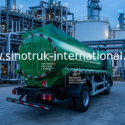 Sinotruk HOWO 8 CBM Capacity Oil Tank Truck with 4x2 Drive Type and Euro III Emission Standard