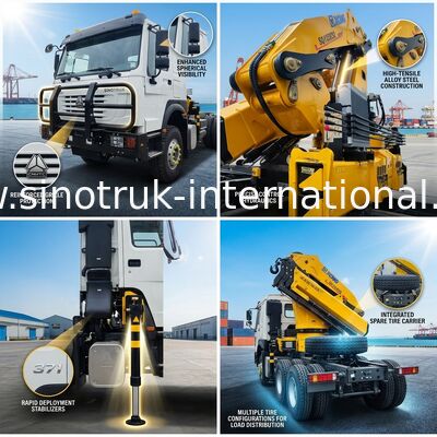 Το All-in-One Workhorse σας: HOWO 371HP 6x4 με XCMG 12T γερανό