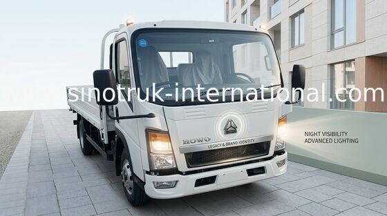 Ελαφρύ φορτηγό 3-5 τόνοι 6 ρόδες LHD SINOTRUK HOWO για τις διοικητικές μέριμνες ZZ1047D3414C143