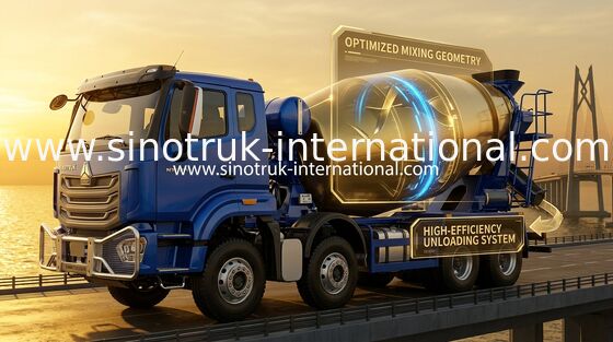 SINOTRUK HOWO NX 371HP 8*4 12 τροχούς Τεχνουργός Μείγματος Σιδήρου, Μείγματος Σιδήρου, Τεχνουργός Μείγματος Σιμέντου