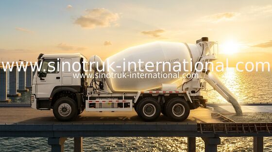SINOTRUK HOWO 6×4 10 τροχών Μείχτης σκυροδέματος 400 HP Υψηλής Απόδοσης LHD