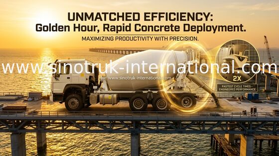 Σινοτρούκ Χόου Μικρατήρα Σιδήρου 10-20CBM 6 x 4 Euro 380Hp Κατασκευή