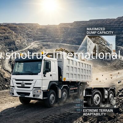Εφοδιαστικό φορτηγό SINOTRUK HOWO 400HP 12 τροχούς LHD 31 τόνους 20-30CBM