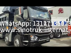 HOWO NX 380HP RHD Black Tipper Dump Truck Με Πλακέτα Τάμπαλιν