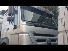 Sinotruk Howo Τρακ Τξ 400HP Euro 2 8 × 4 Lhd U σχήμα Φορτηγό κουτί Κόκκινο