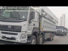 Τρακ SINOTRUK HOWO 380HP 12 τροχών LHD 31 τόνων 20-30CBM V7-X καμπίνα