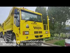 Sinotruk Mining Dump Truck με κινητήρα 430HP Μοντέλο μετάδοσης κίνησης 6x4 και κιβώτιο φορτίου πάχους 16mm