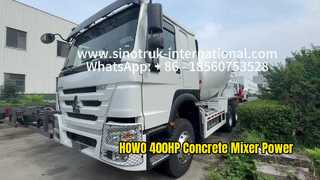 SINOTRUK HOWO 6x4 Μπετονιέρα 400HP Ισχύς