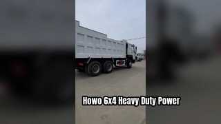 Μεταχειρισμένο Sinotruk Howo 6x4 Dump Truck 371HP Heavy Duty Power