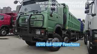 Sinotruk HOWO 8x4 400HP Truck for Heavy Duty Project