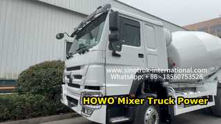 Παράδοση σκυροδέματος βαρέως τύπου HOWO 371HP Mixer Truck