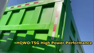 HOWO T5G Dump Truck 340HP Ισχυρή και αξιόπιστη απόδοση