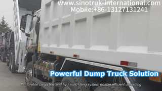 Sinotruk Howo Dump Truck Δώστε δύναμη στα έργα σας