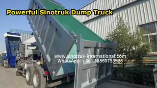 Λύση μεταφοράς βαρέως τύπου SINOTRUK Dump Truck