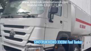 SINOTRUK HOWO 33CBM Oil Tanker Truck Heavy Duty Performance