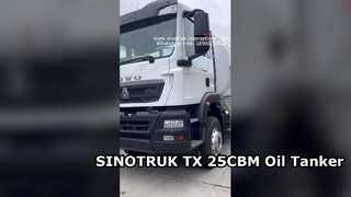 SINOTRUK TX 6X4 Oil Tanker Truck High Efficiency Transport